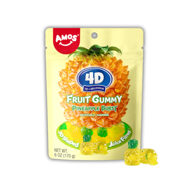 4D Fruit Gummy Pineapple Burst – Pinkiessweeties