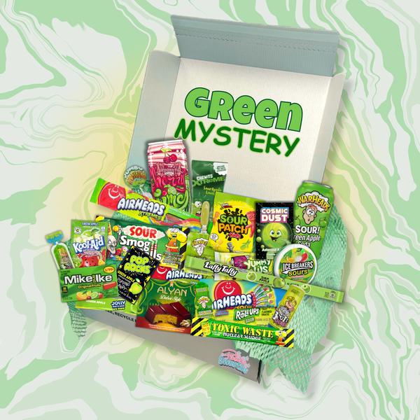 Green Mystery Box | Funky GREEN International Candy Surprises