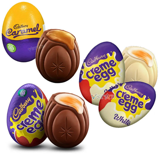 Cadbury Mixed 5 Pack: White, Caramel & Creme Egg
