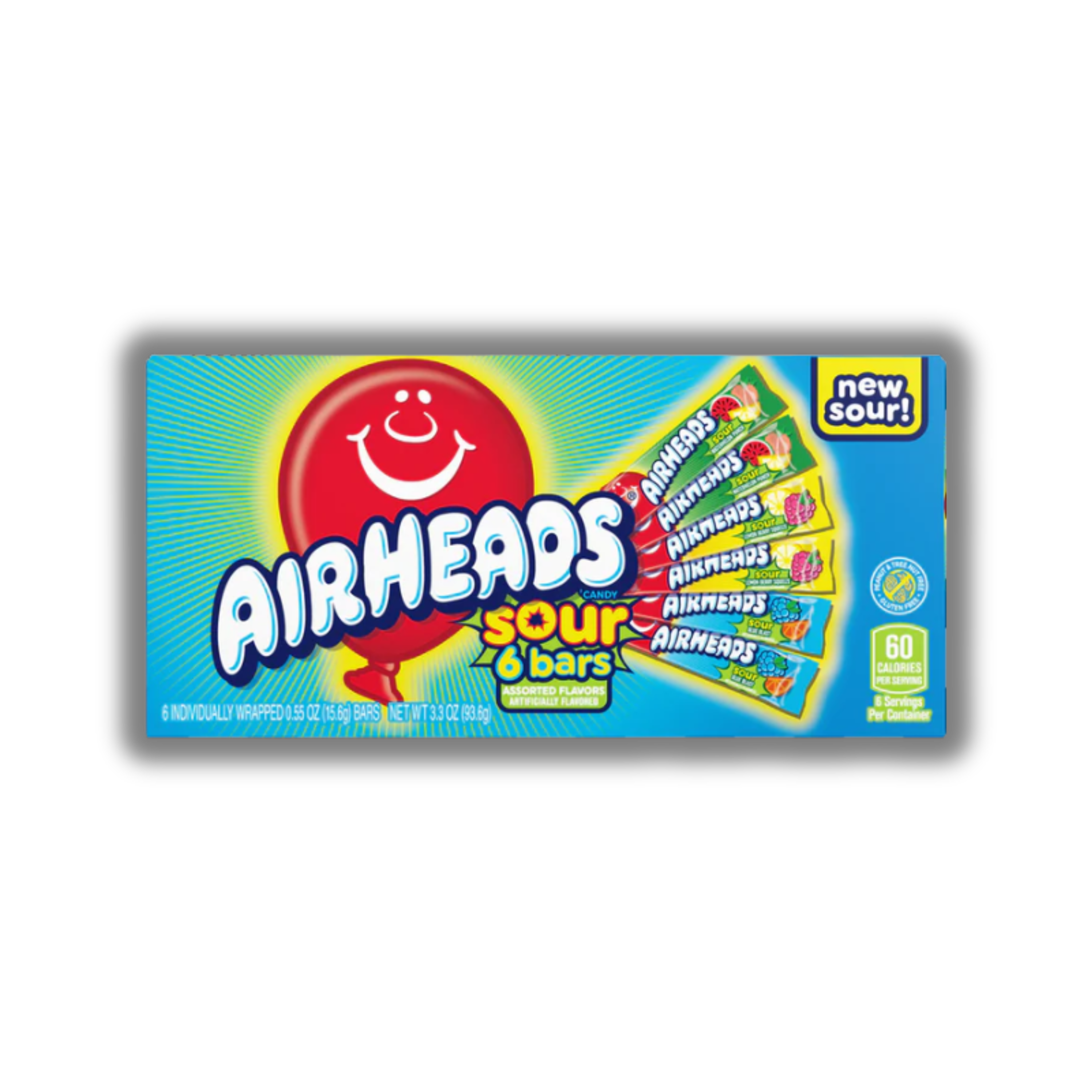 SOUR Airheads 6 Pack