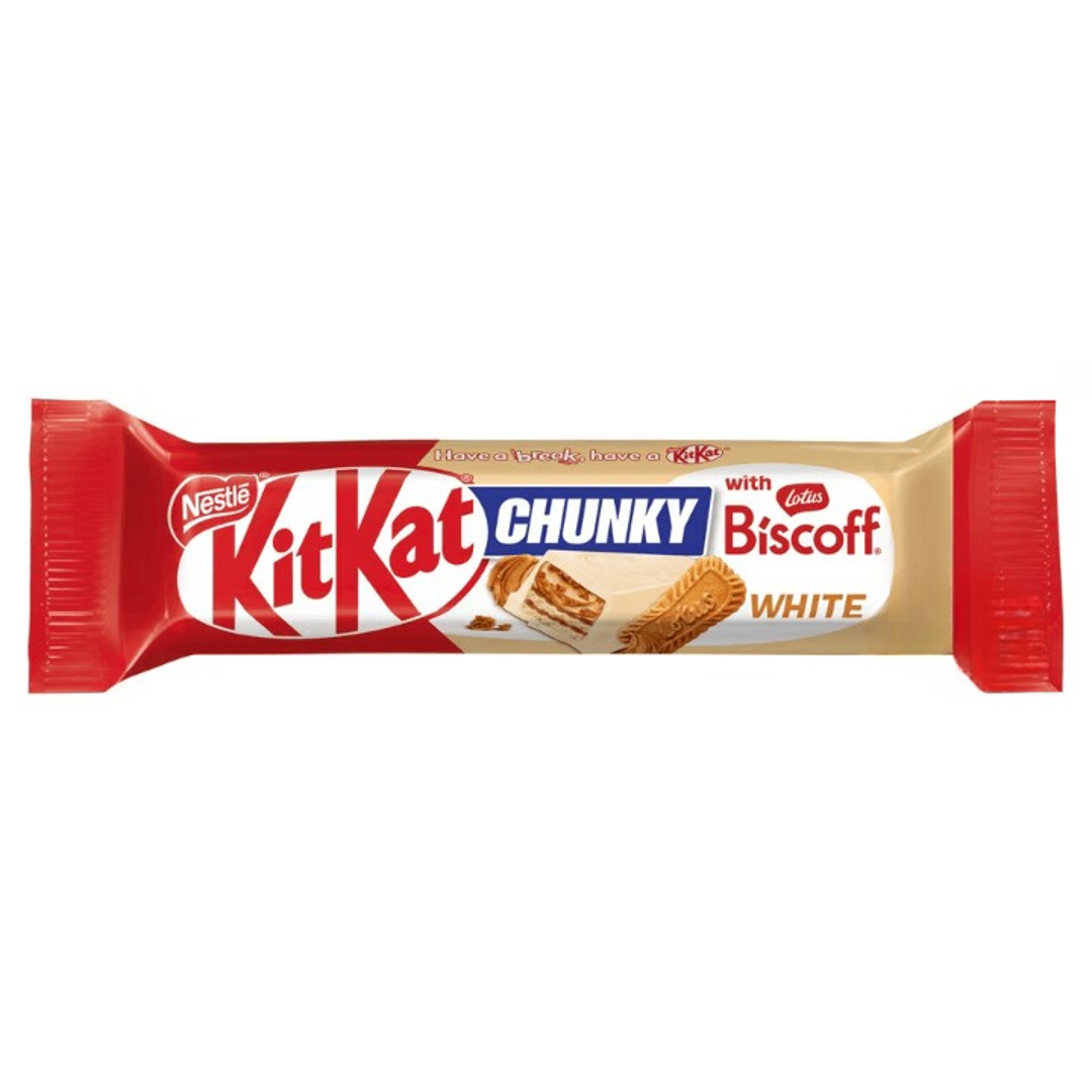 KitKat Chunky Lotus Biscoff White Bar