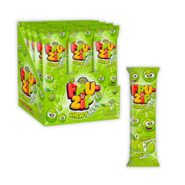 FruZip Chewy Bits Apple – Pinkiessweeties