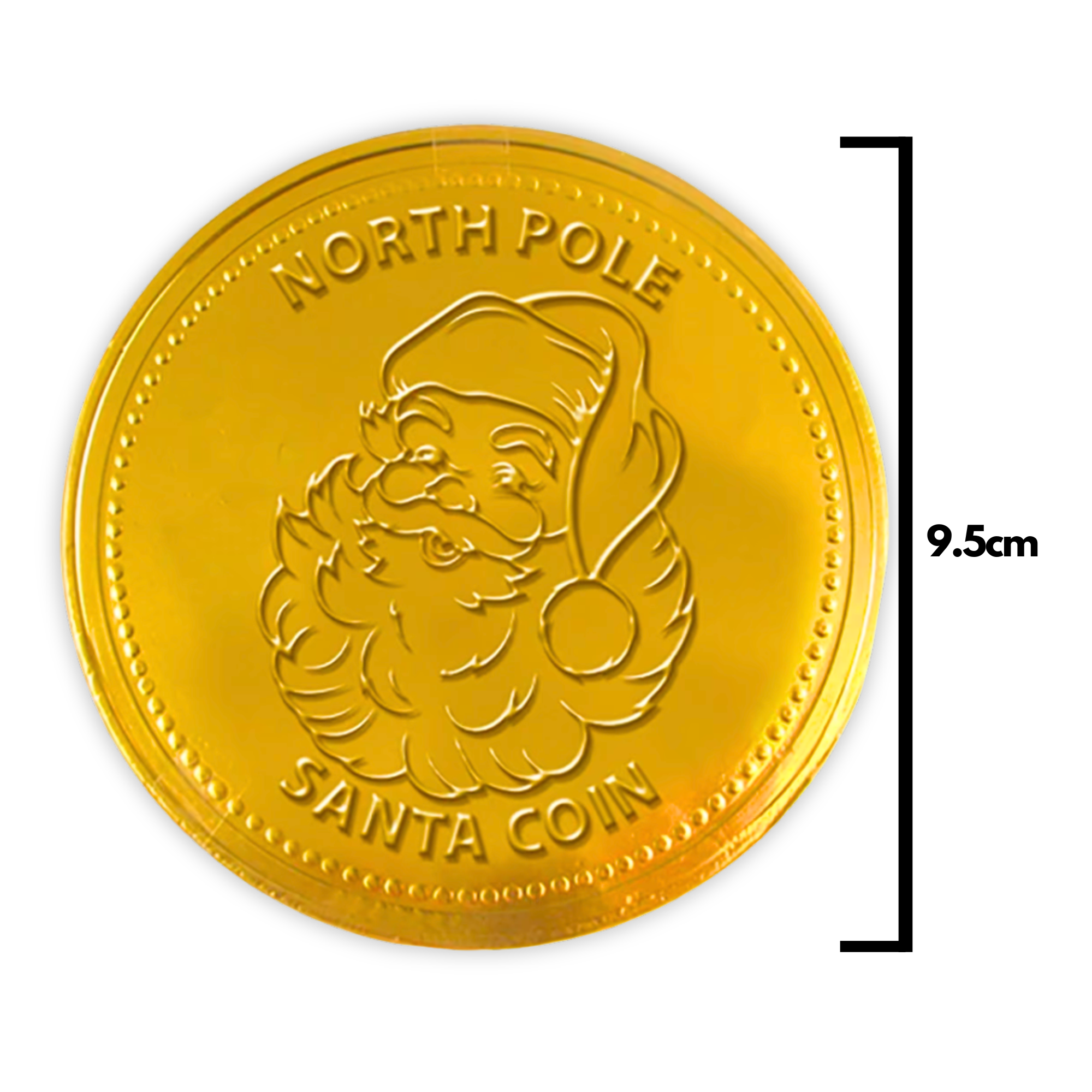 Giant Gold Christmas Coin (9.5cm, 50g)