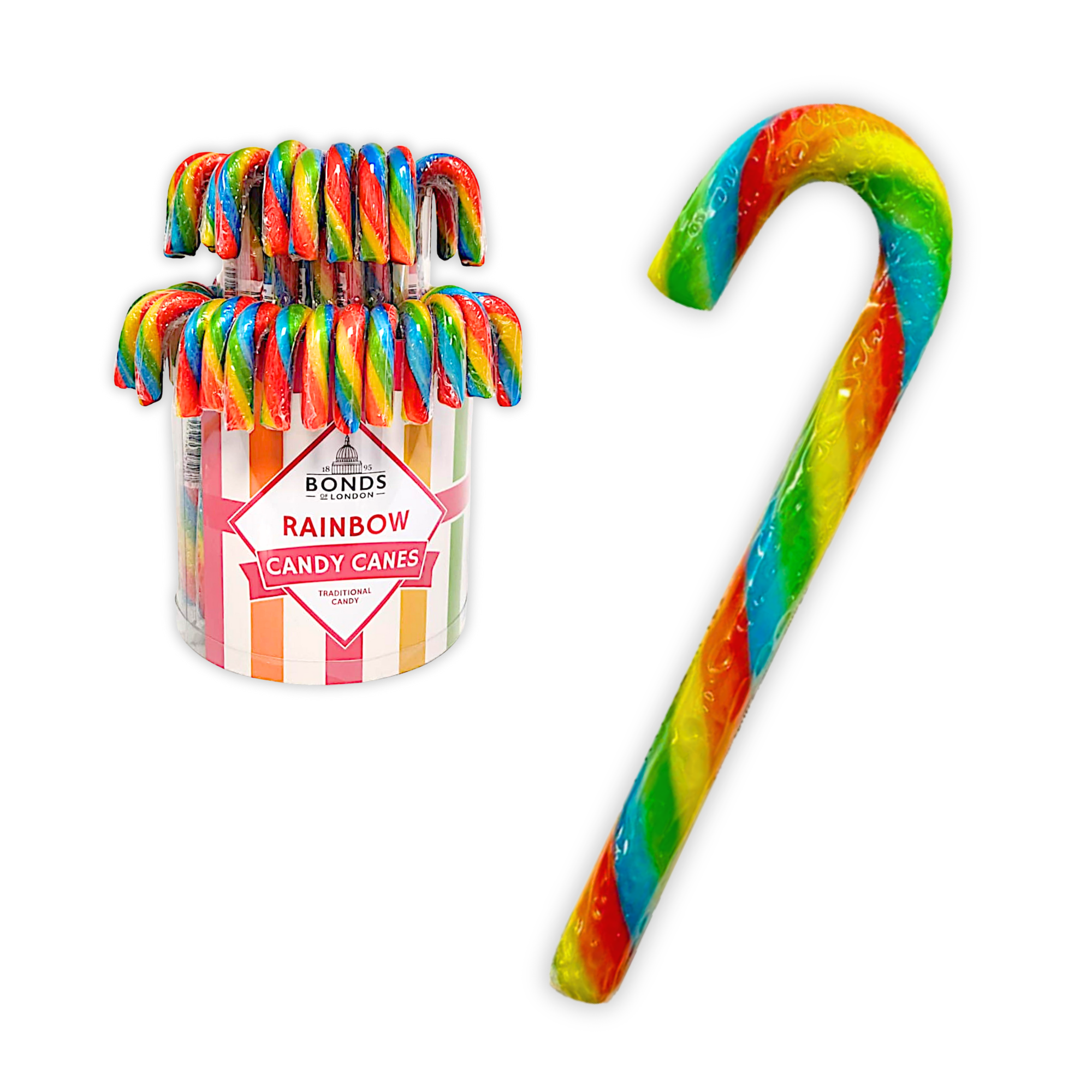 Rainbow Candy Cane