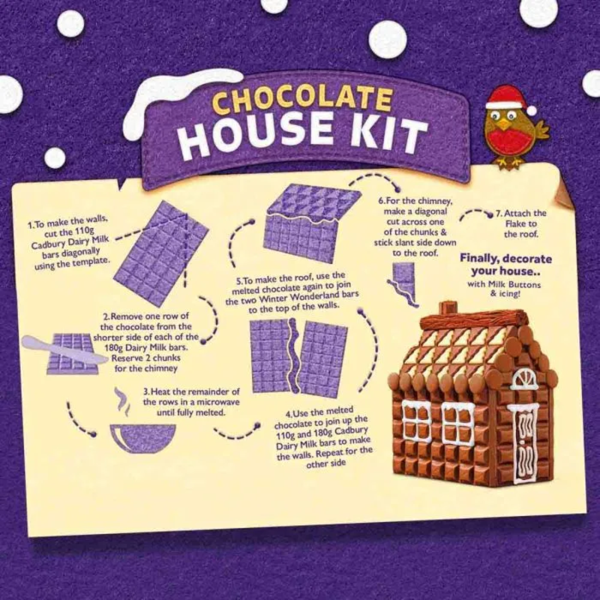Cadbury Dairy Milk Chocolate House Kit