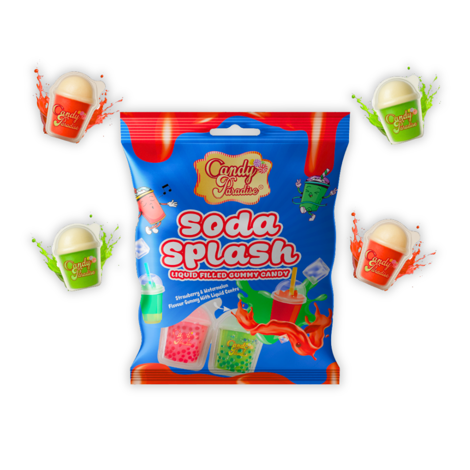Candy Paradise Soda Splash Gummy