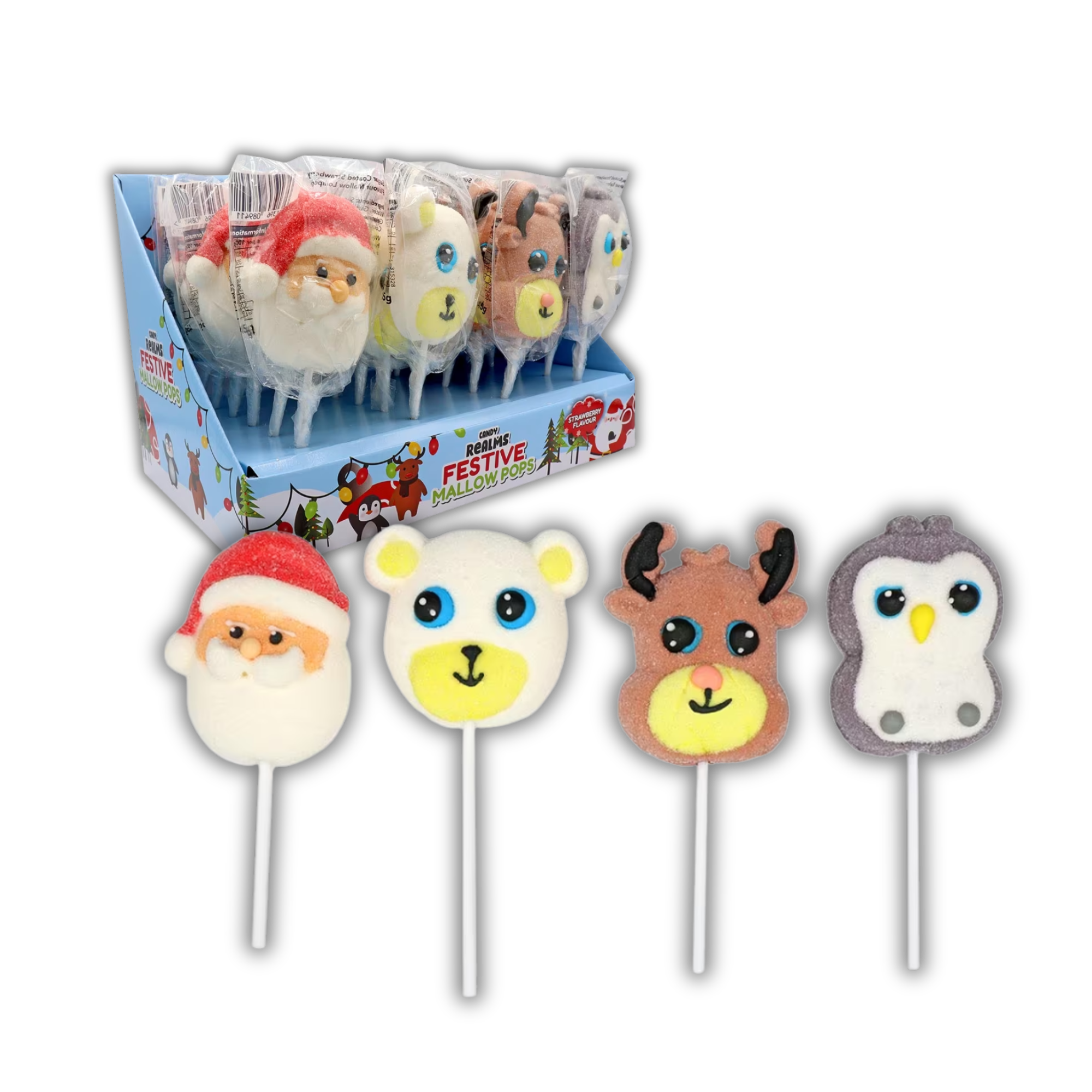 Christmas Mallow Pops