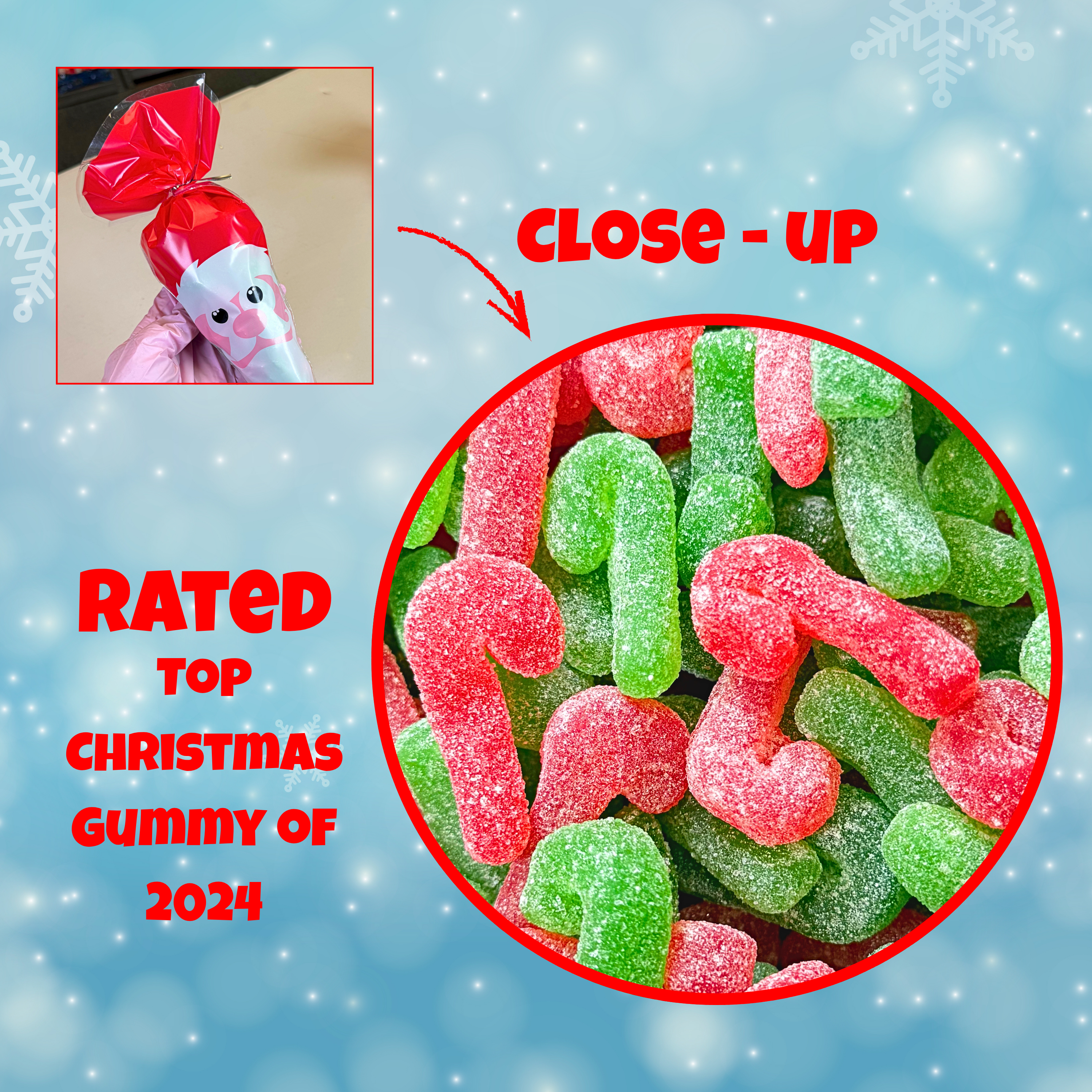 250g CANDY CANE Cones