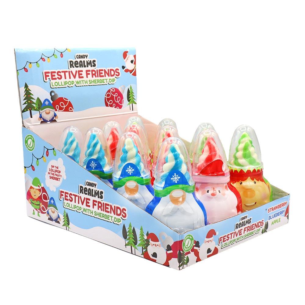 Festive Friends Lollipop and Sherbet Dip