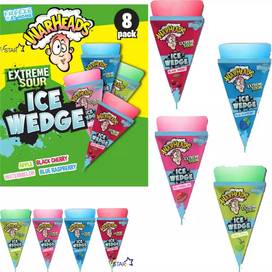 Warheads Extreme Sour Ice Wedges 8 Pack