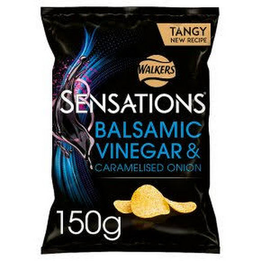 Walkers Sensations Balsamic Vinegar & Caramelised Onion 150g