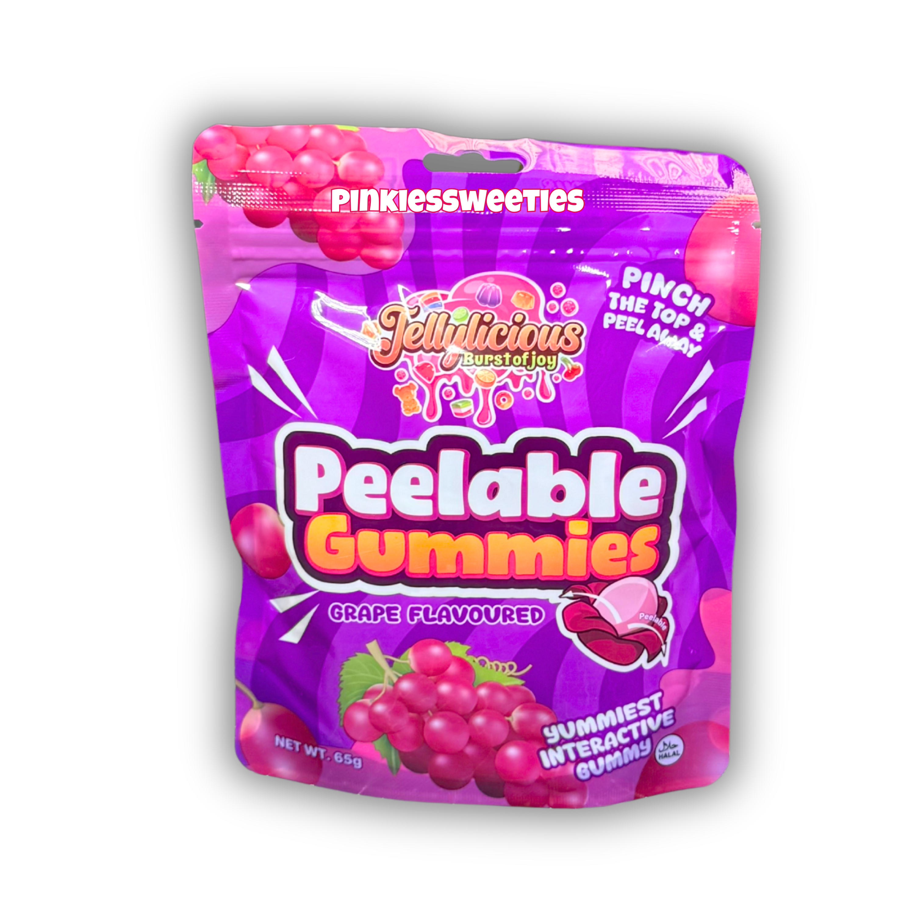 Halal Peelable Gummies Grape