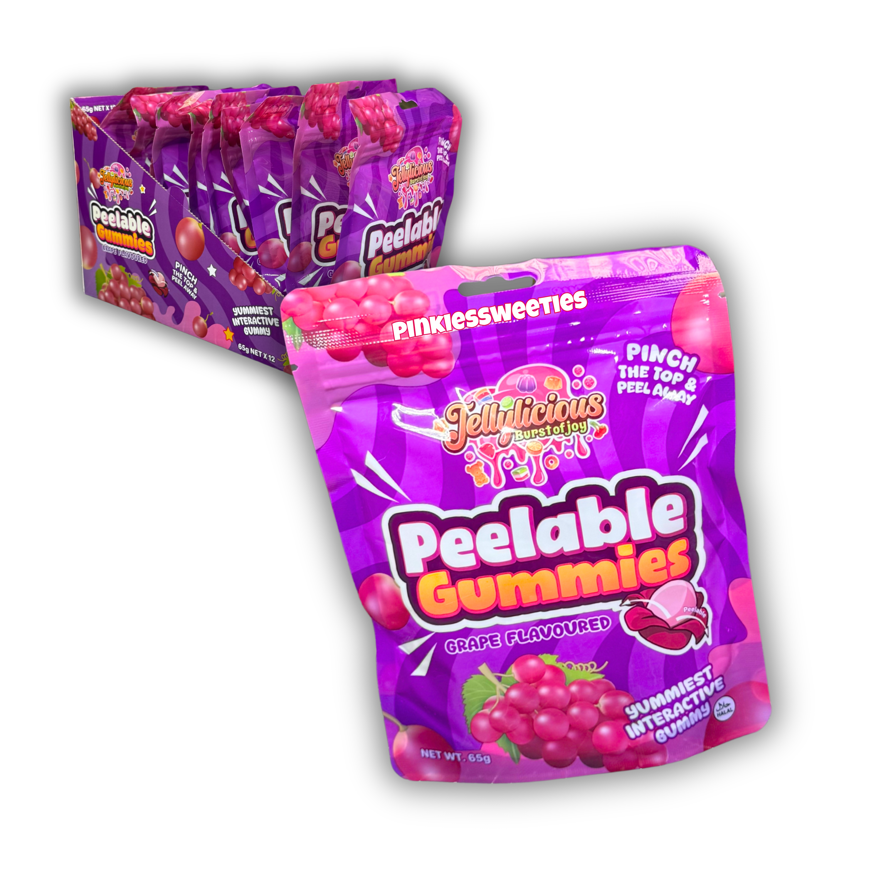 Halal Peelable Gummies Grape