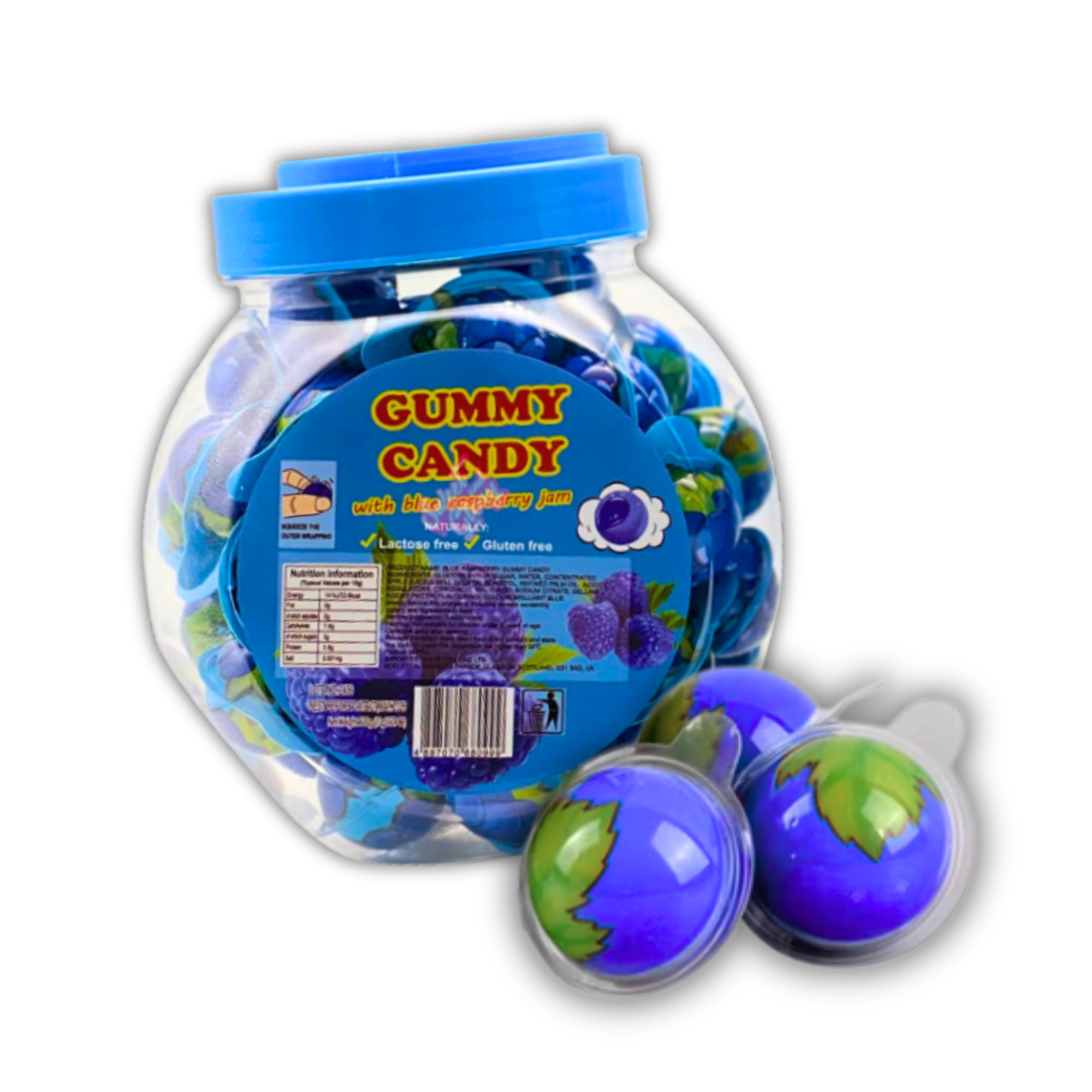 Gummy Blue Raspberry 3D Bursts – Pinkiessweeties