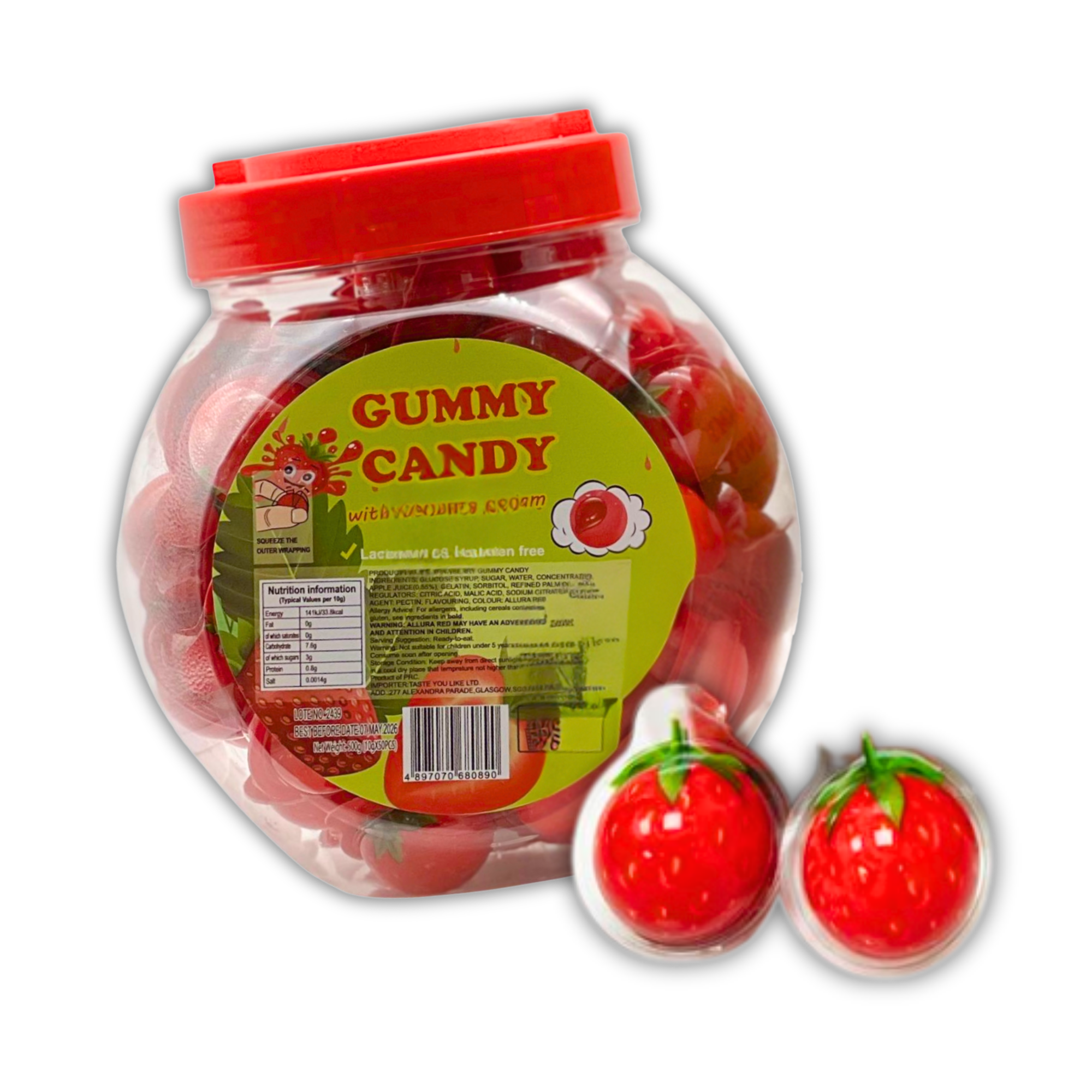 Strawberry 3D Bursts