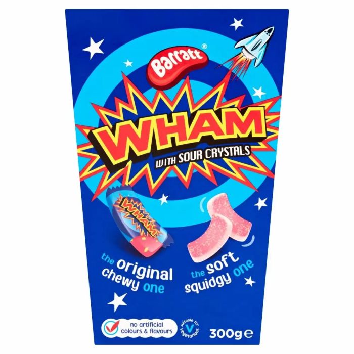 Wham Wrapper Wham Bar Box 300g – pinkiessweeties