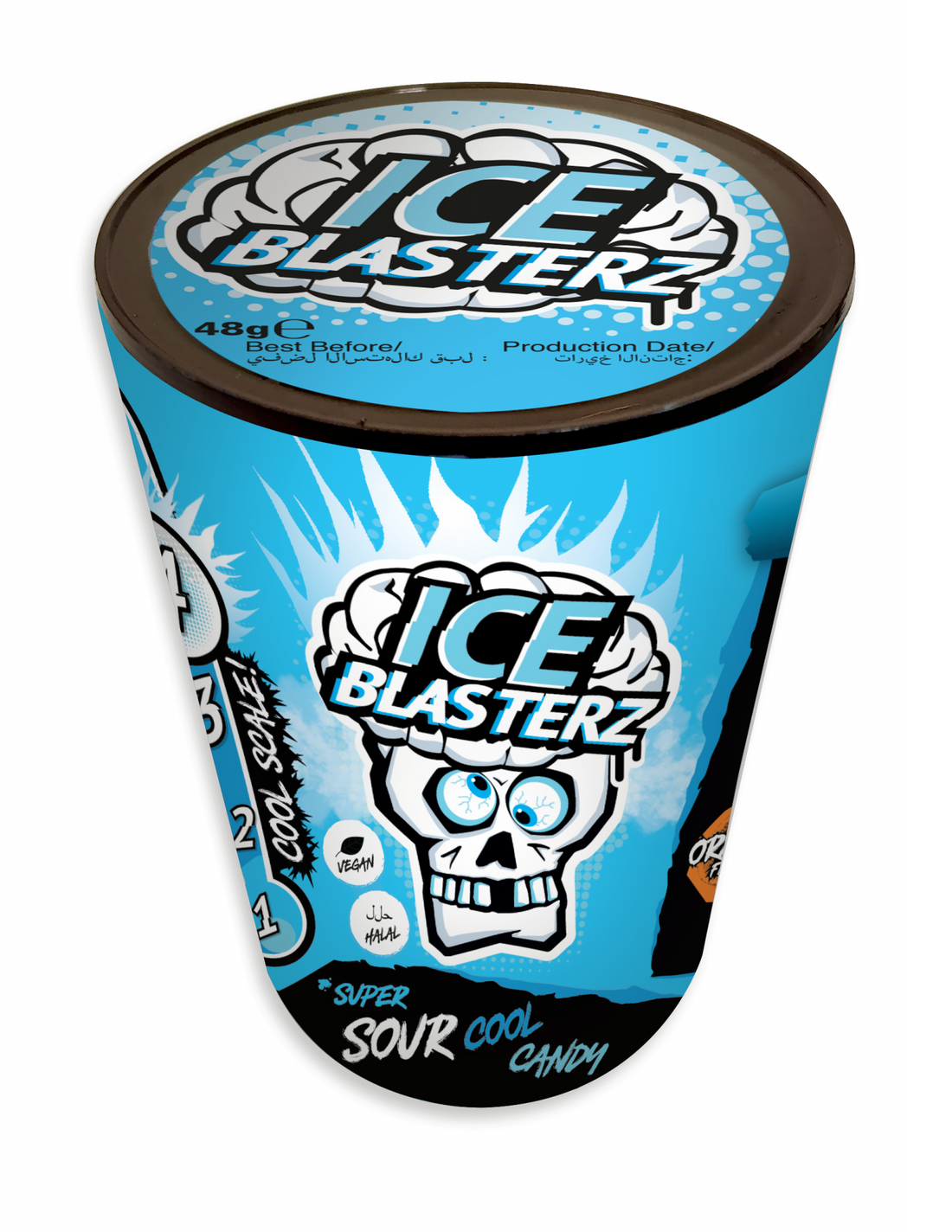 Brain Blasters Sour Sour Ice Candy