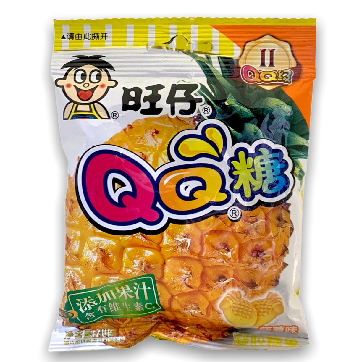 WANT WANT QQ PINEAPPLE SOFT CANDY - 70G (Japanese) – pinkiessweeties