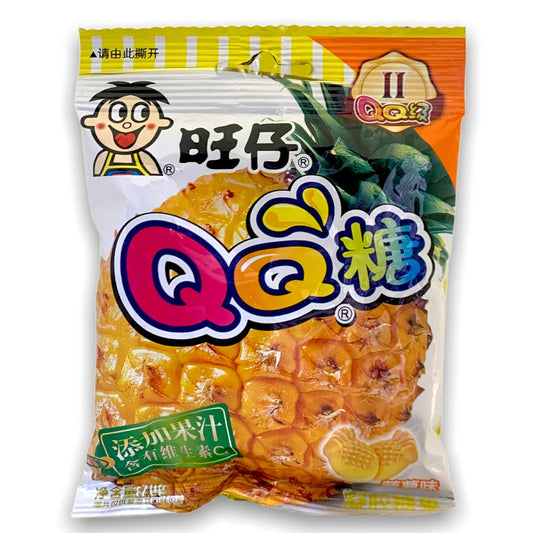 WANT WANT QQ PINEAPPLE SOFT CANDY - 70G (Japanese)
