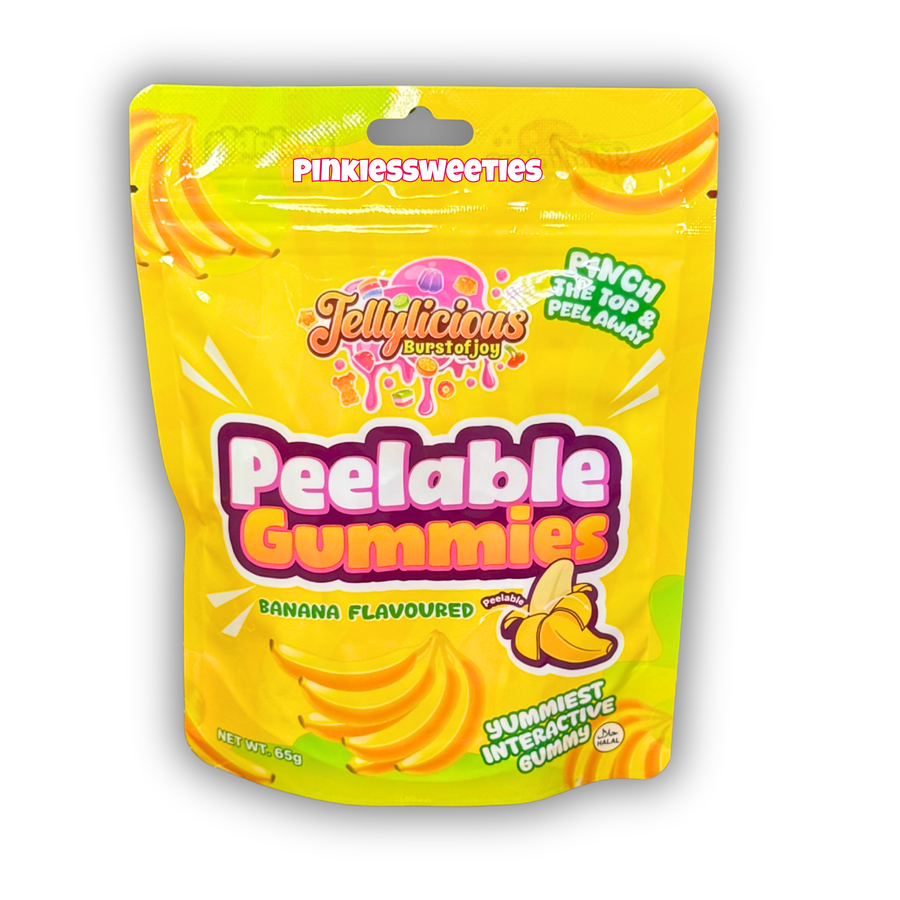 Halal Peelable Gummies Banana