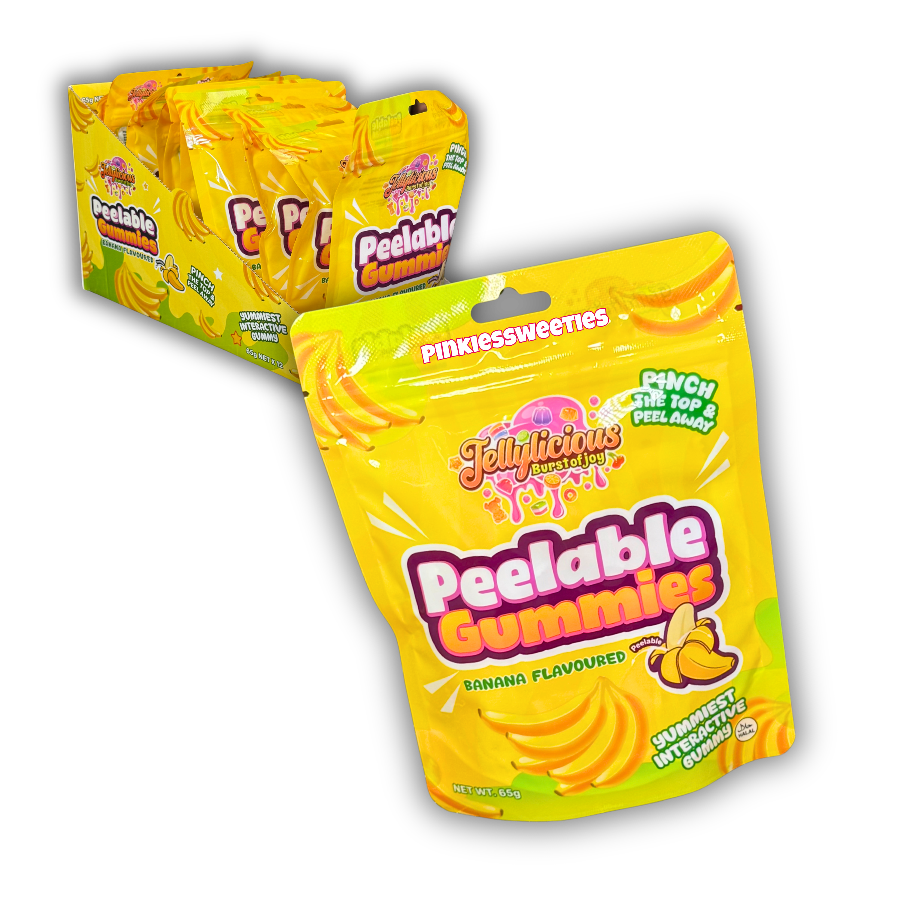 Halal Peelable Gummies Banana