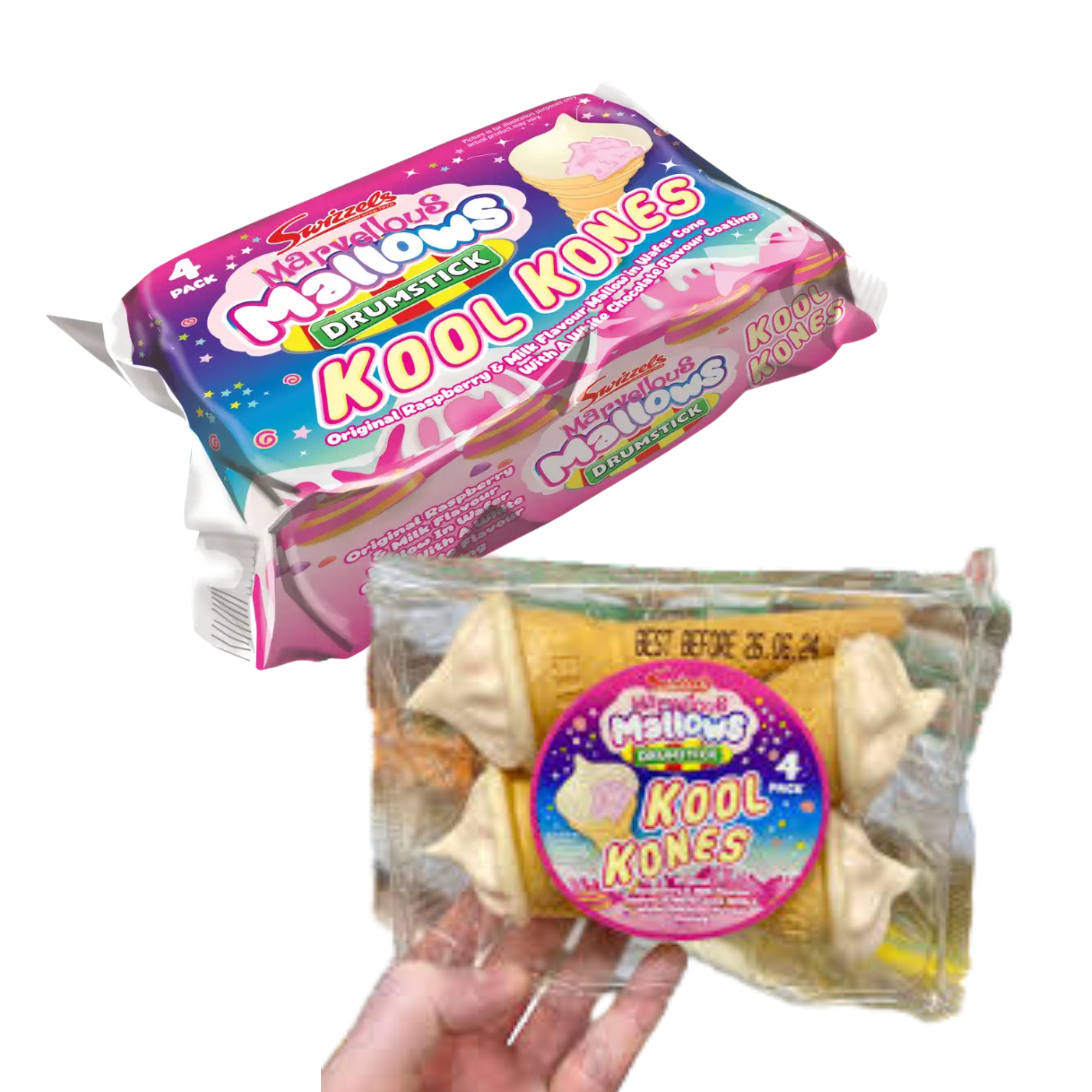 Swizzels Kool Kones 4 Pack