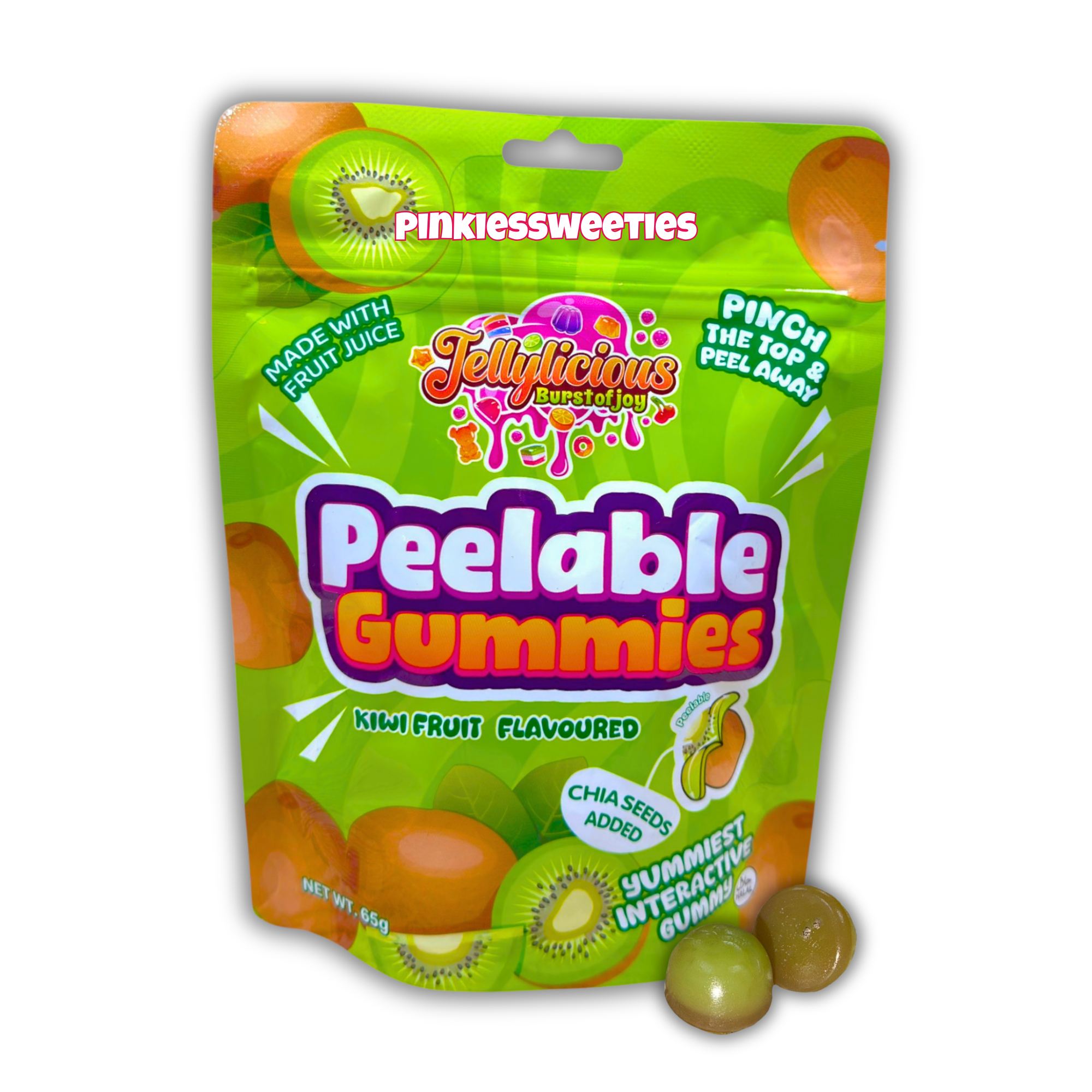 Halal Peelable Gummies Kiwi
