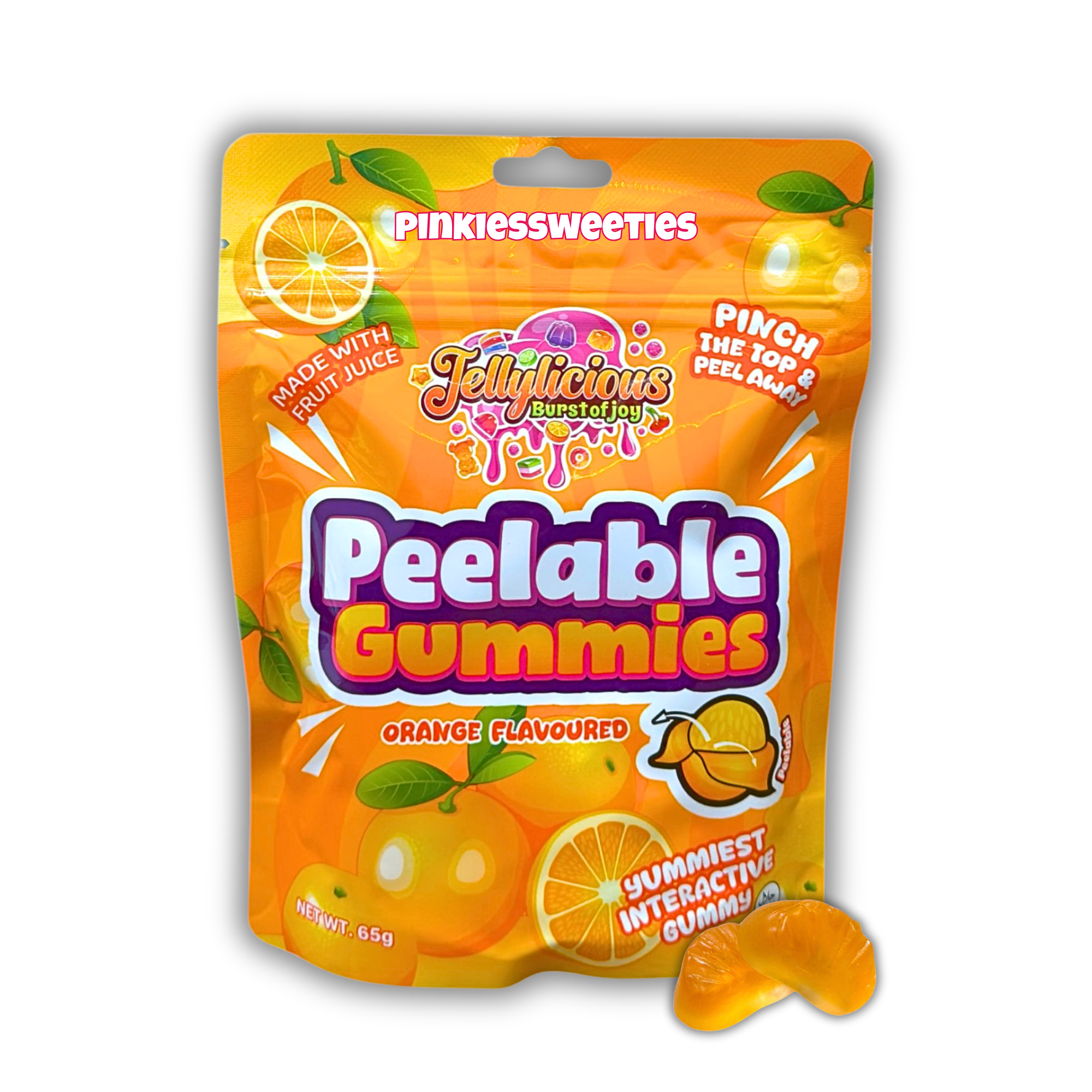 Halal Peelable Gummies Orange