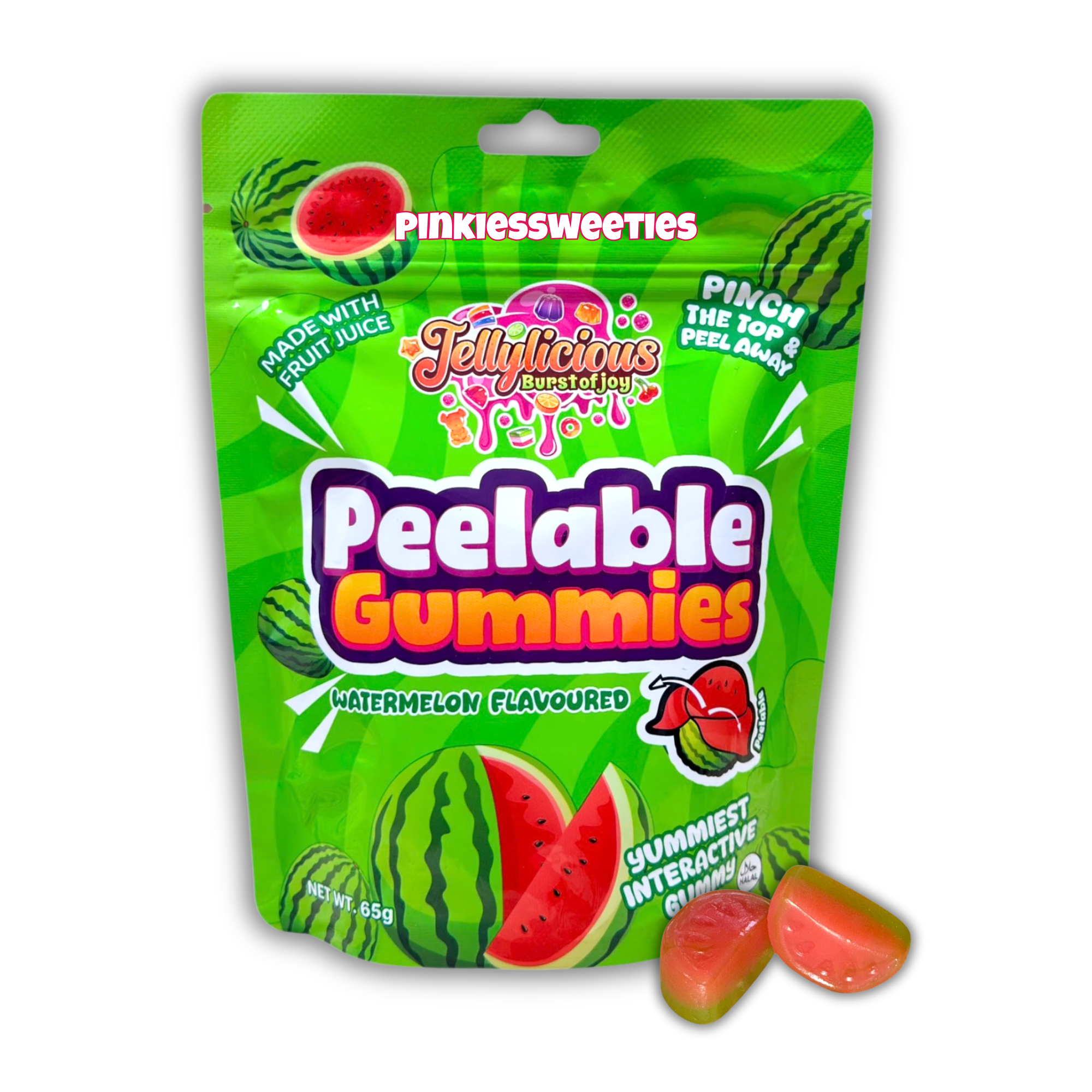 Halal Peelable Gummies Watermelon
