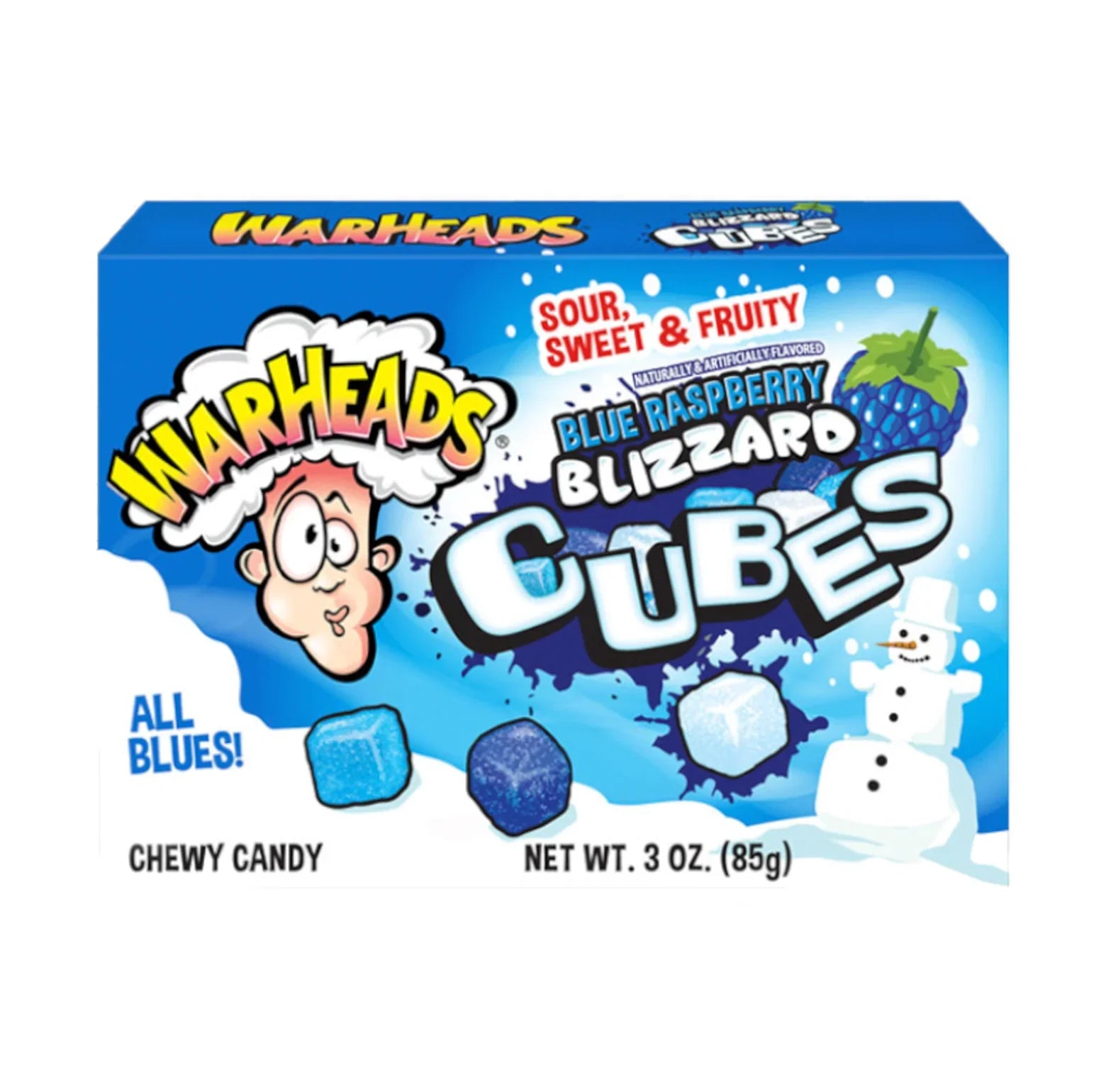 Warheads Blue Raspberry Blizzard