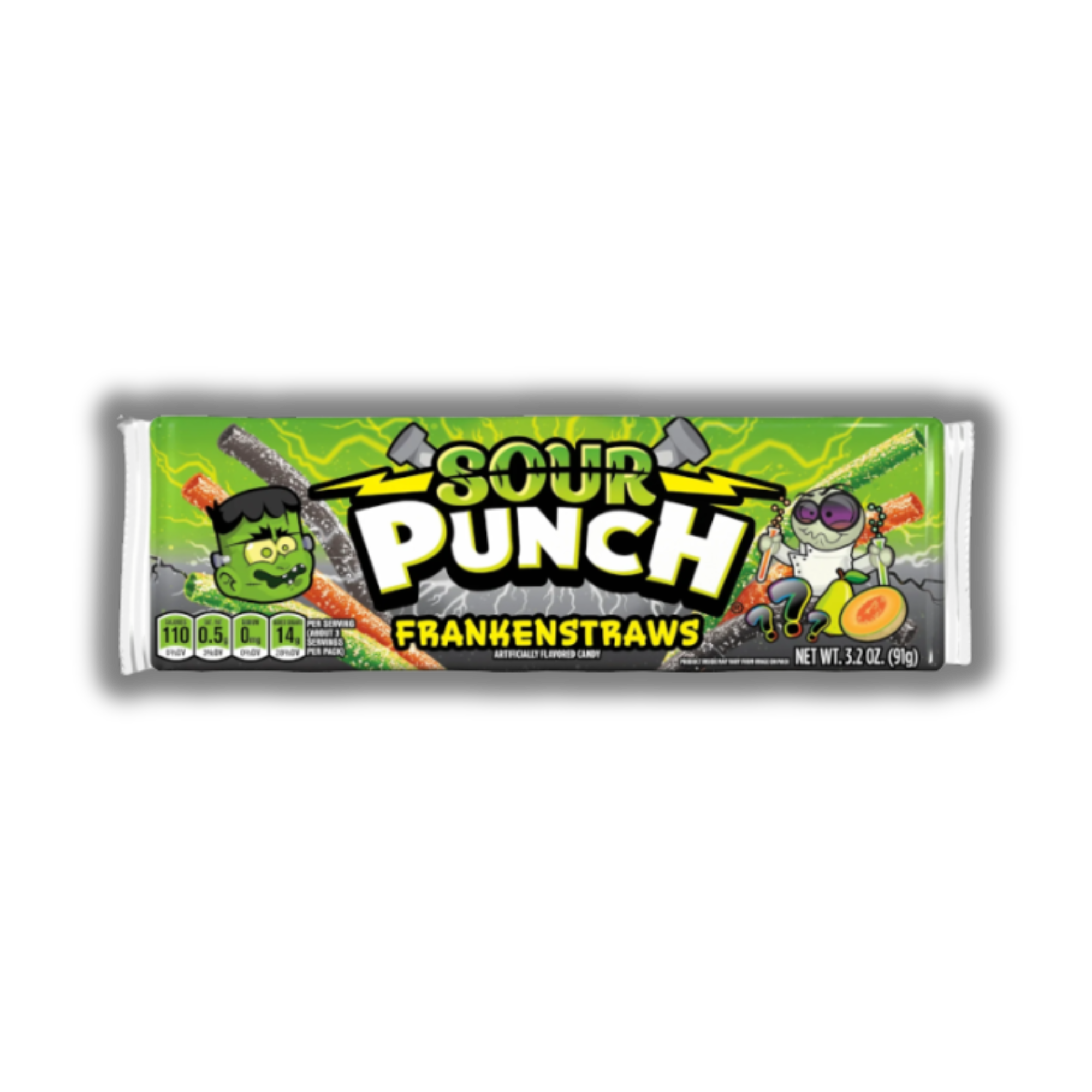 Sour Punch Franken Straws