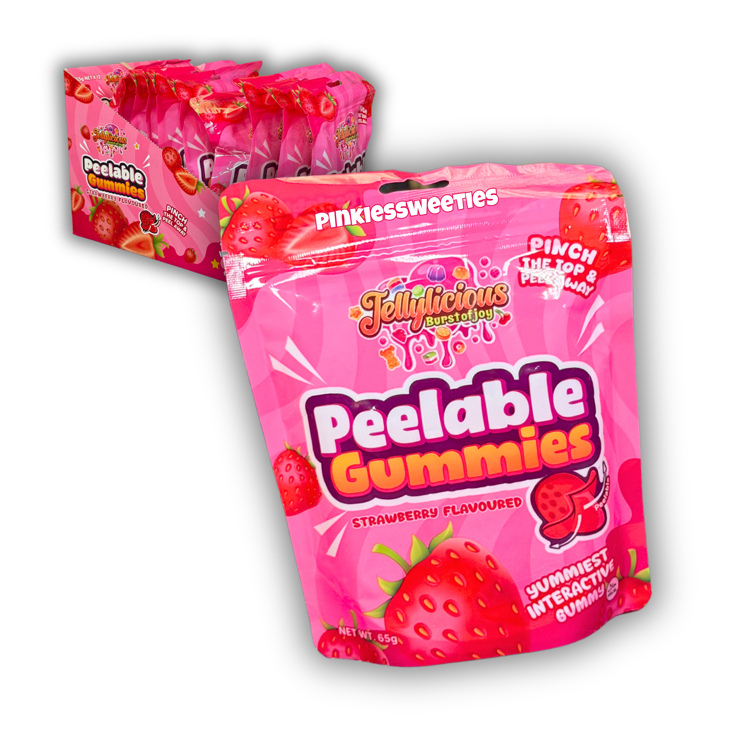 Halal Peelable Gummies Strawberry