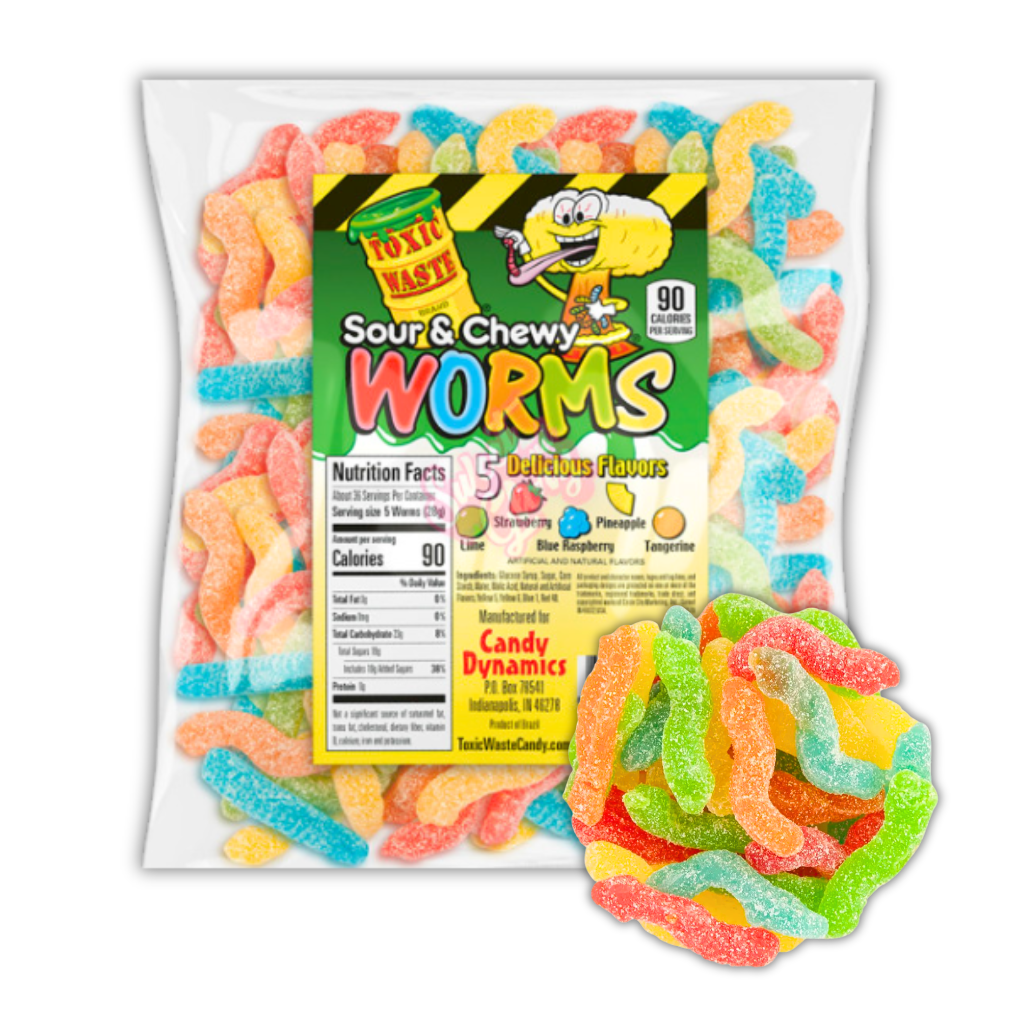 Toxic Waste Worms 1Kg