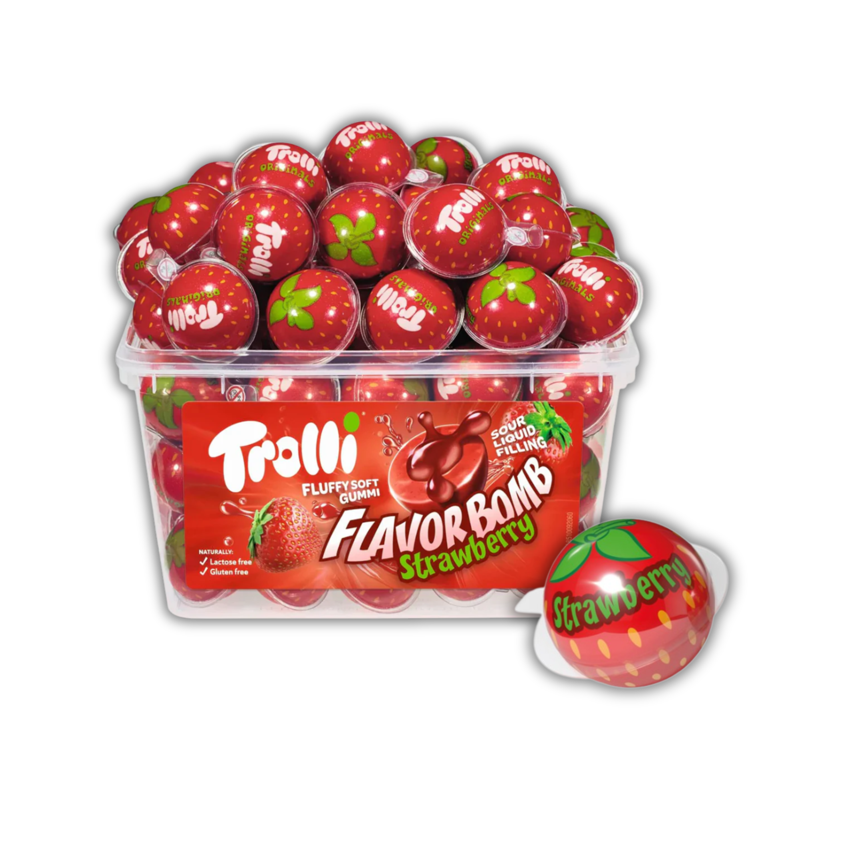 Trolli 3D Strawberry Flavour bomb