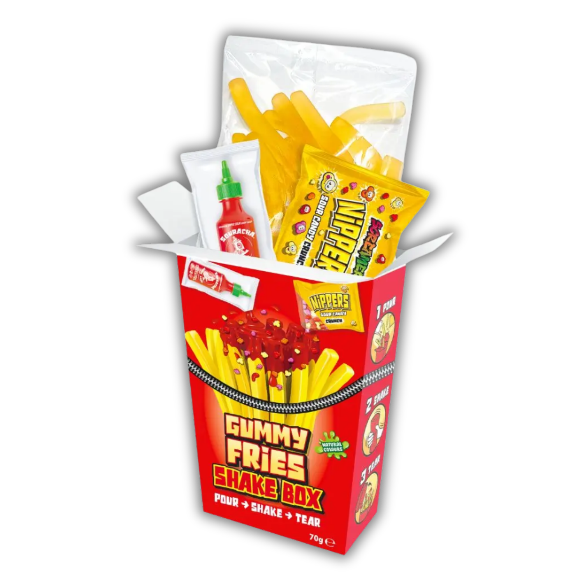 Gummy Fries Shake Box