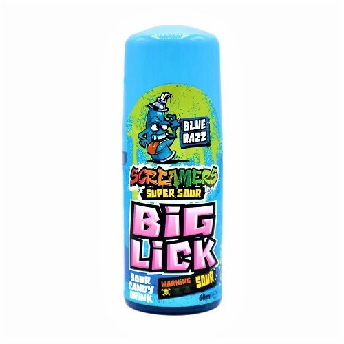 Screamers Big Lick Sour Blue Raspberry