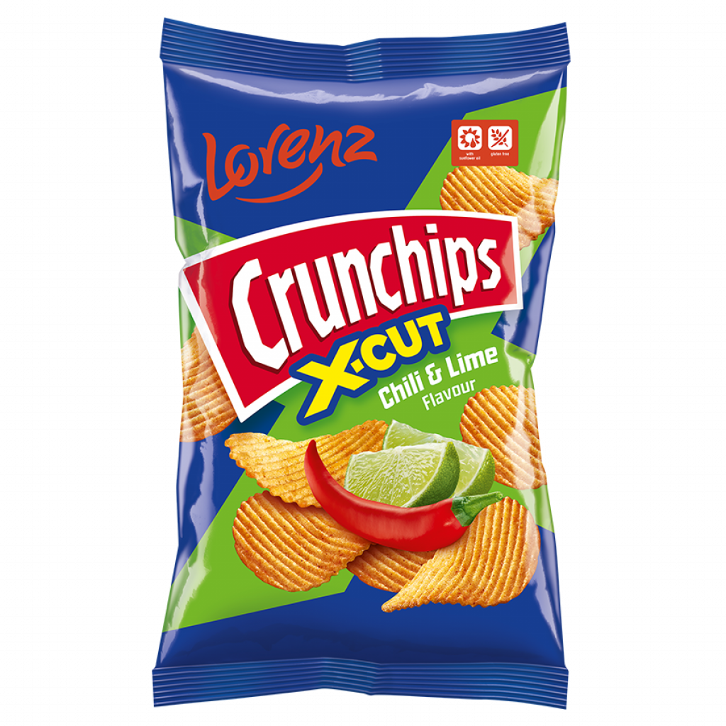 Lorenz Crunchips X-Cut Chilli & Lime (Germany)