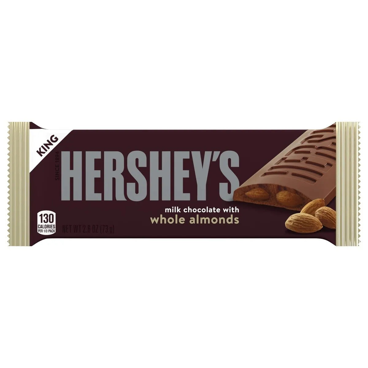 Hershey’s King Size Milk Chocolate with Whole Almonds Limited Edition