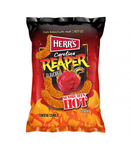 Herr’s Carolina Reaper Cheese Curls 113g (Pennsylvania)