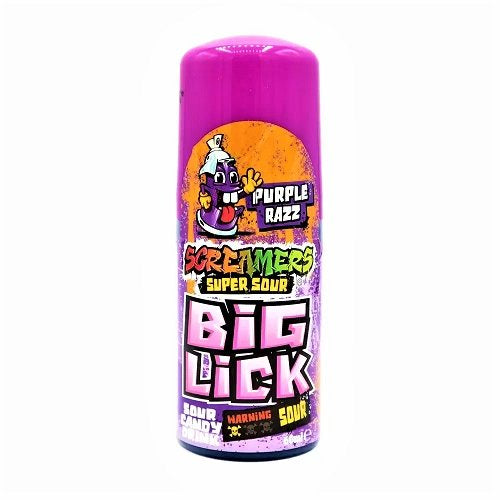 Screamers Big Lick Sour Purple Raspberry