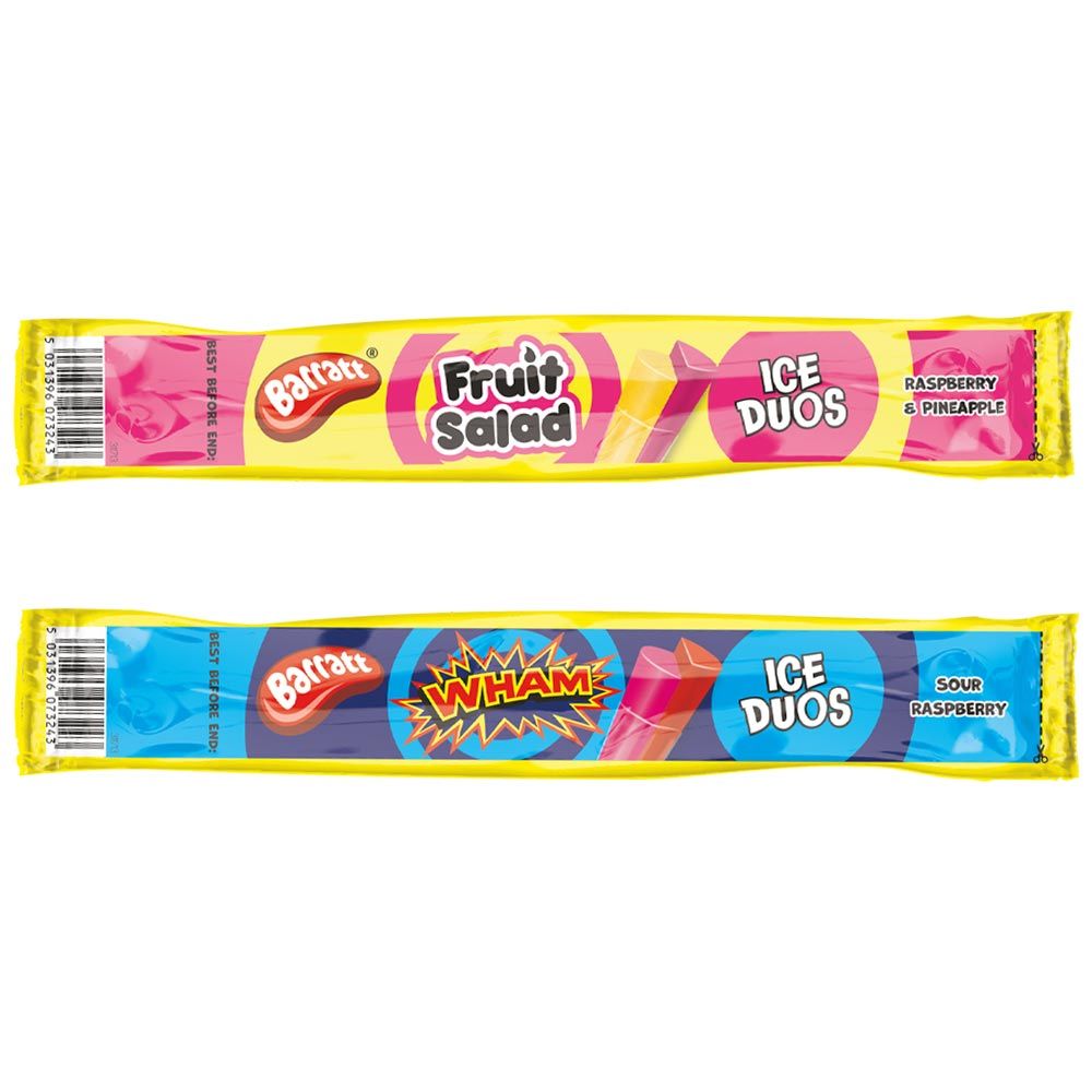 Barratt Fruit Salad & Wham Ice Duos 105ml