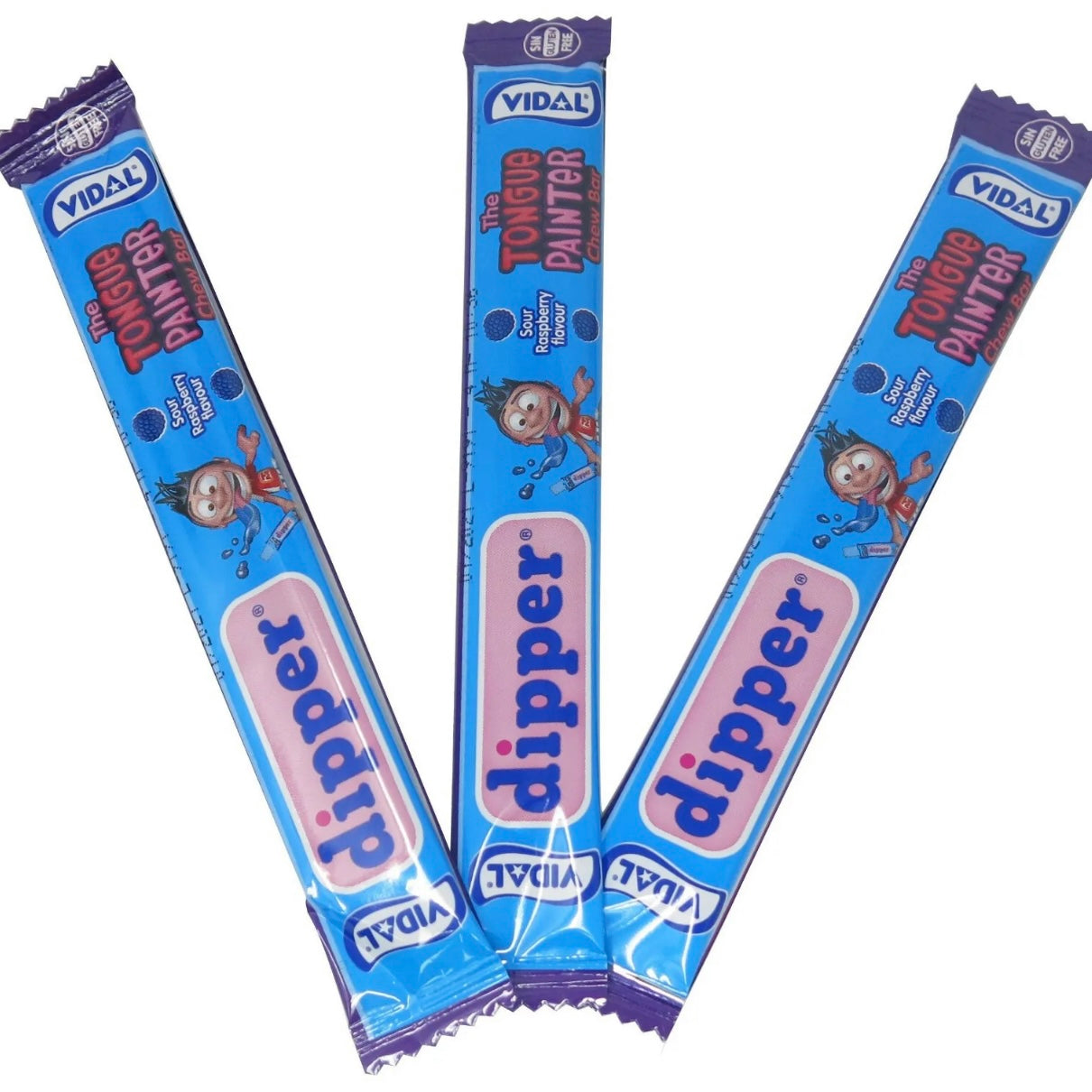 LUTTI Tubble Gum Raspberry Tongue Painter | Raspberry Flavor Chewing