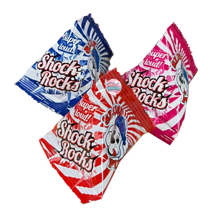 Slush Puppie Shock Rocks Popping Candy 4 Pack