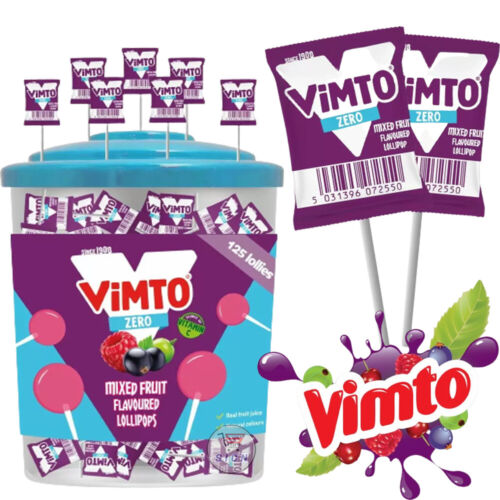 Vimto Zero Mixed Fruit Lollipops