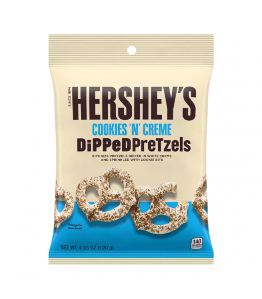 Hershey’s Cookies ‘N’ Creme Dipped Pretzels