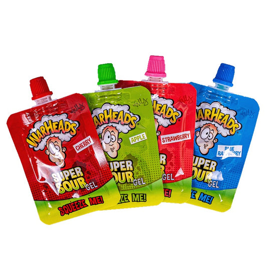 Warheads Super Sour Gel 4 Pack