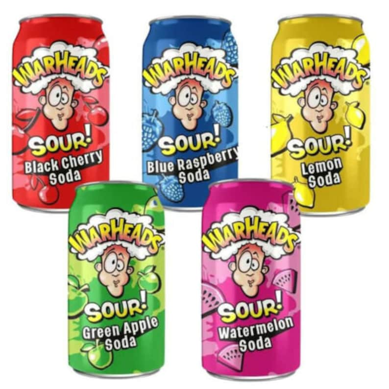 Warheads Blue Raspberry Soda