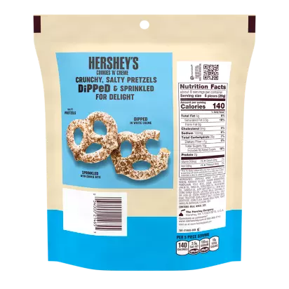 Hershey’s Cookies ‘N’ Creme Dipped Pretzels