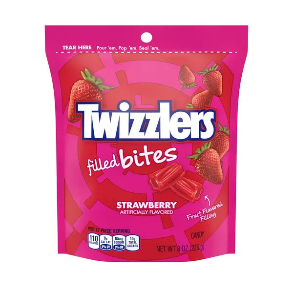 Twizzlers Filled Bites Strawberry