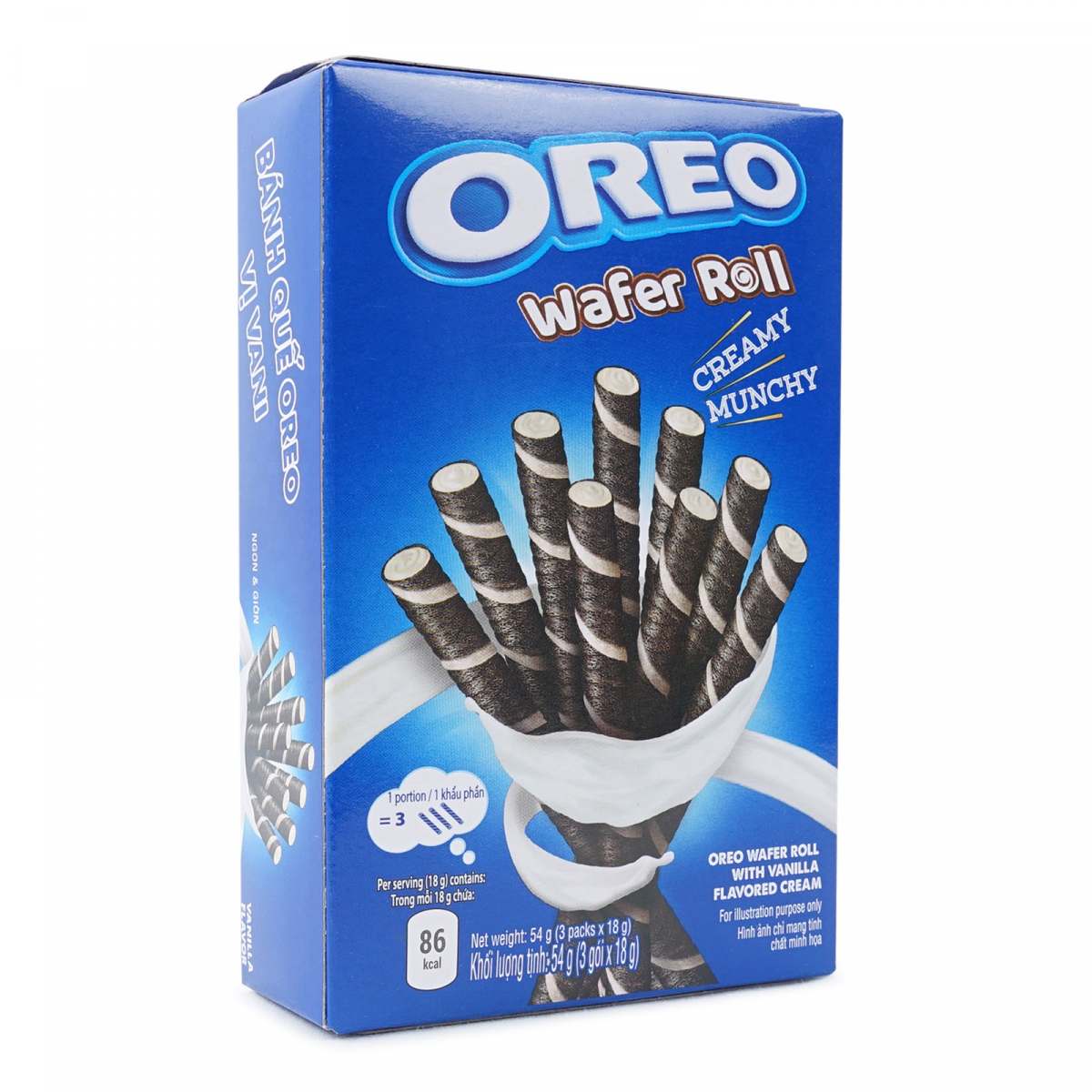 Oreo Wafer Rolls Vanilla